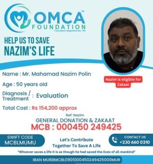 help save nazim’s life – urgent medical evaluation & treatment support