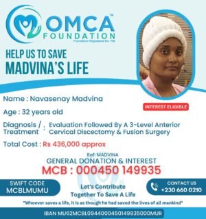 help save madvina’s life – urgent cervical spine surgery fundraiser