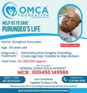 help save purundeo’s life – urgent reconstructive surgery