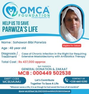 help save parwiza’s life – urgent ear surgery treatment