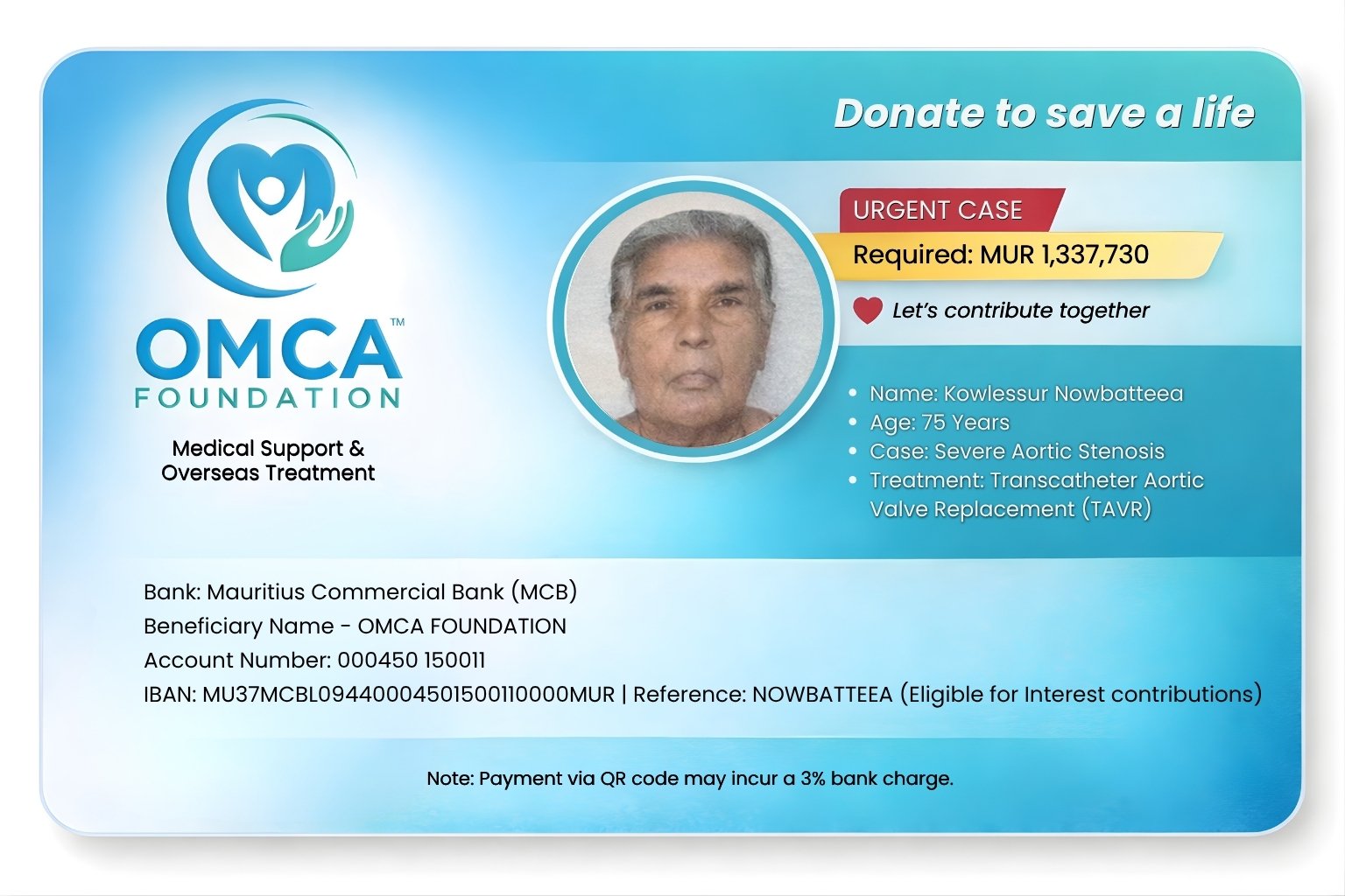 help save nowbatteea’s life – urgent heart surgery support